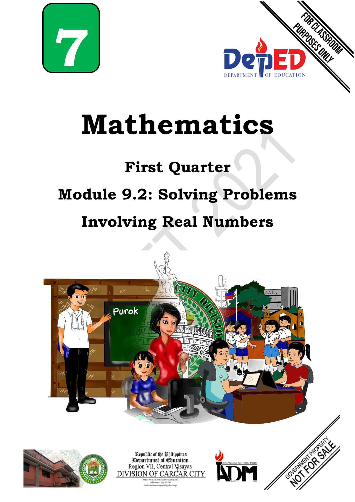 Math 7 Q1 Week 9 Lesson 2 Reviewed Aug - Mathematics First Quarter ...