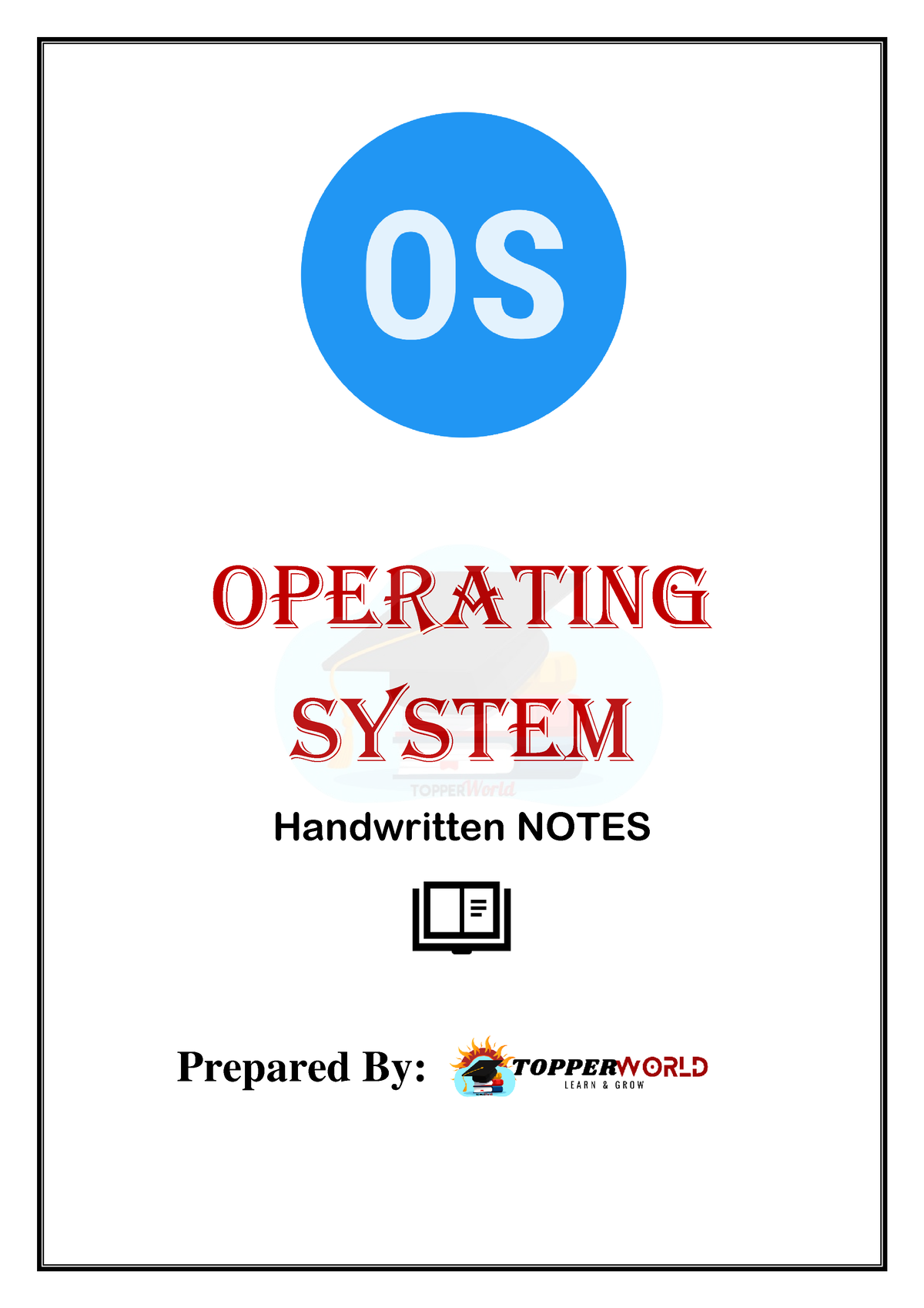 Operating-system-notes - Btech - Operating System Handwritten NOTES ...