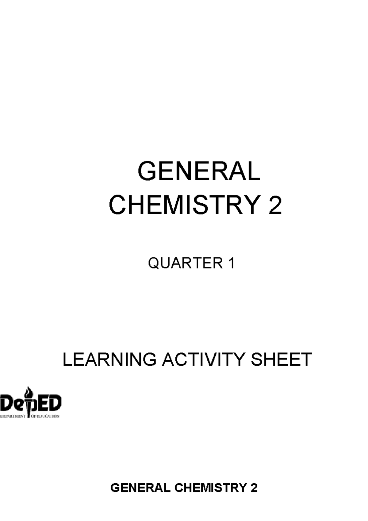 SHS-General-Chemistry-2-Enthalpy Of Reaction - 12 GENERAL CHEMISTRY 2 ...