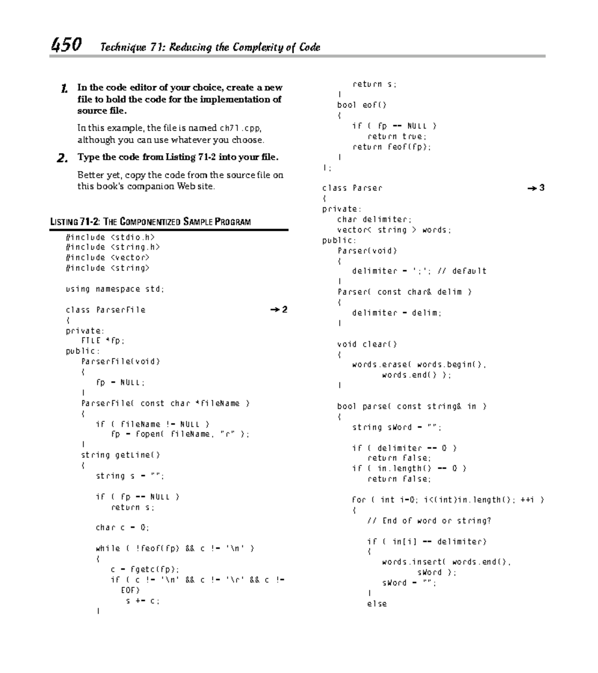 C++ Timesaving Techniques (89) - 450 Technique 71: Reducing the ...