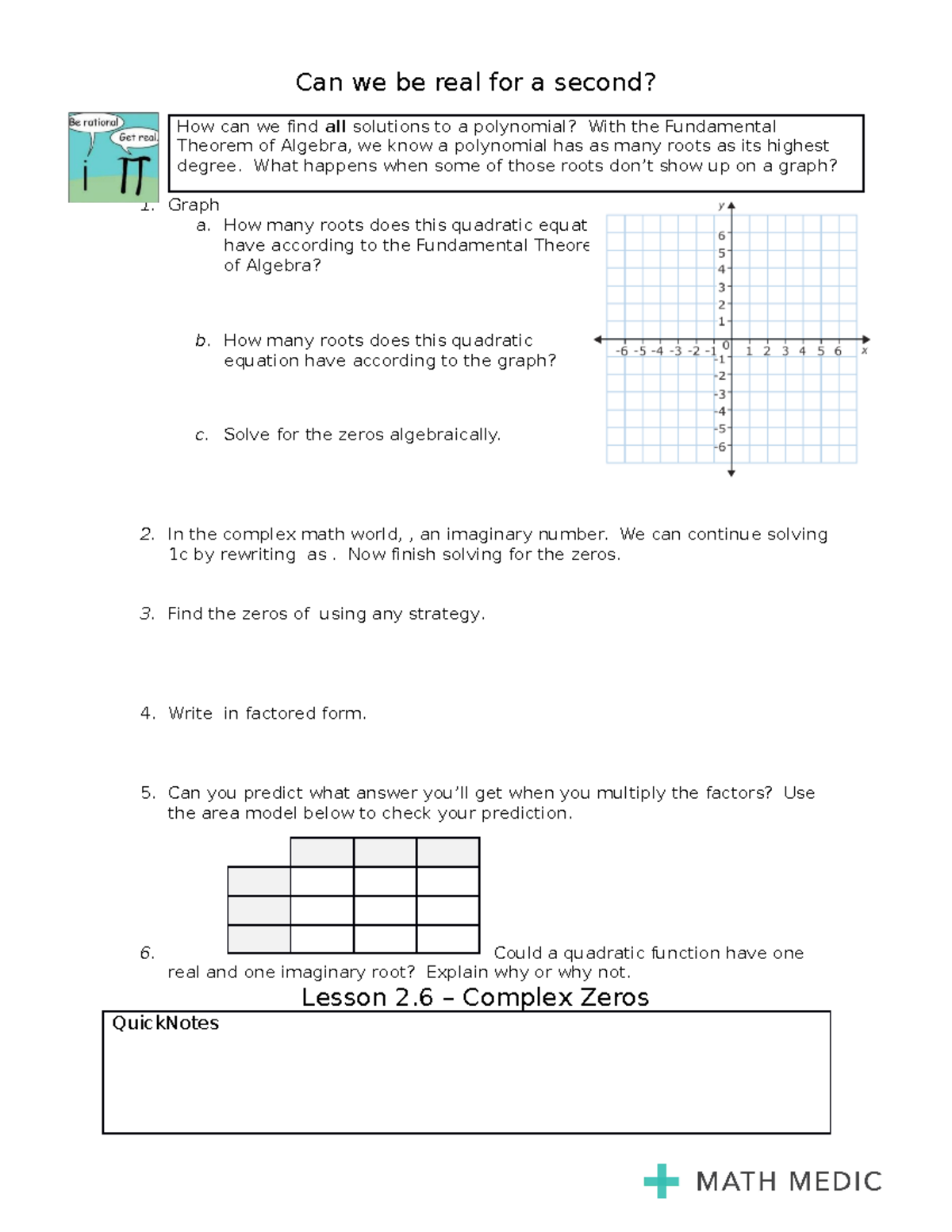 math medic homework