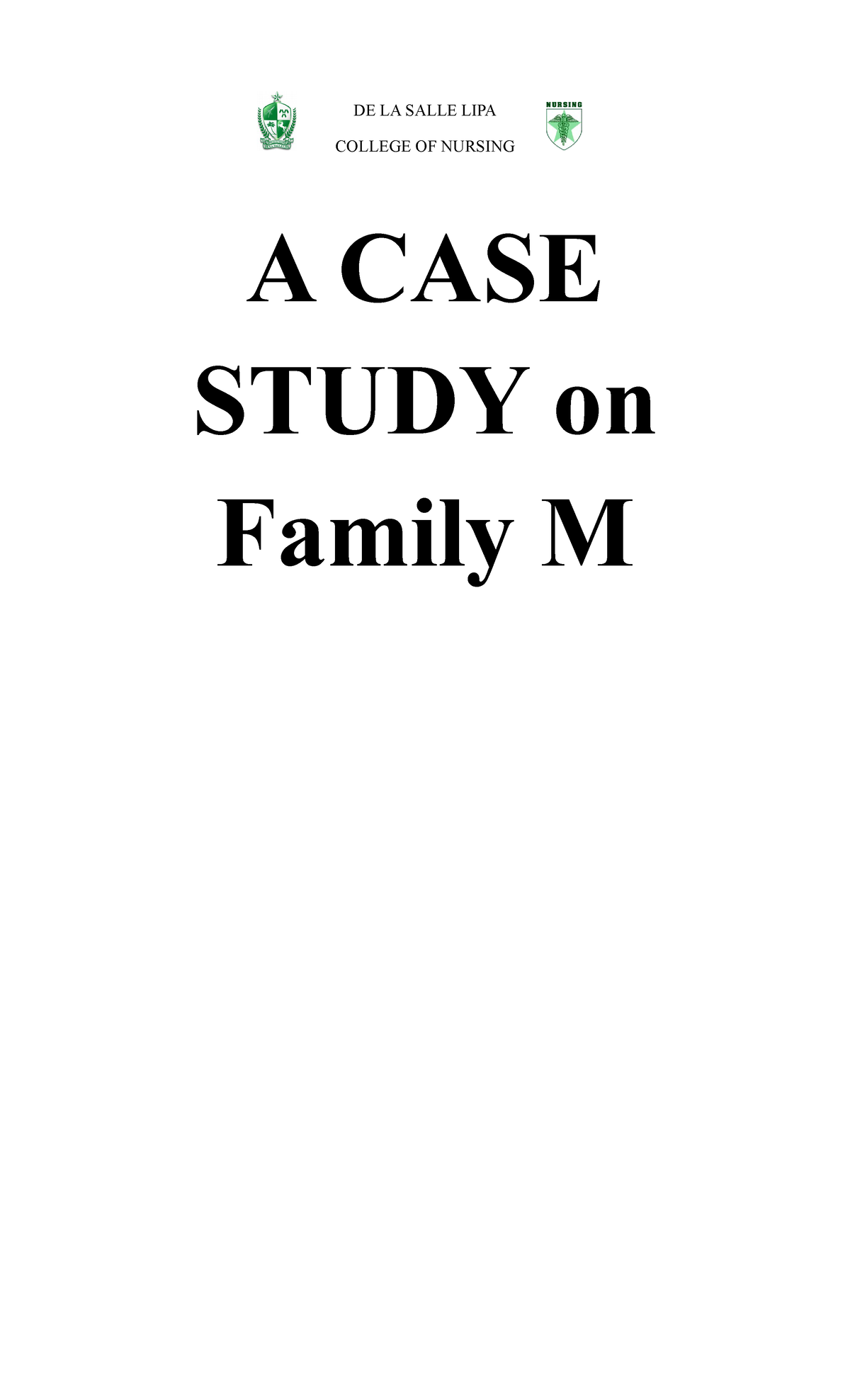 family case study in community health nursing
