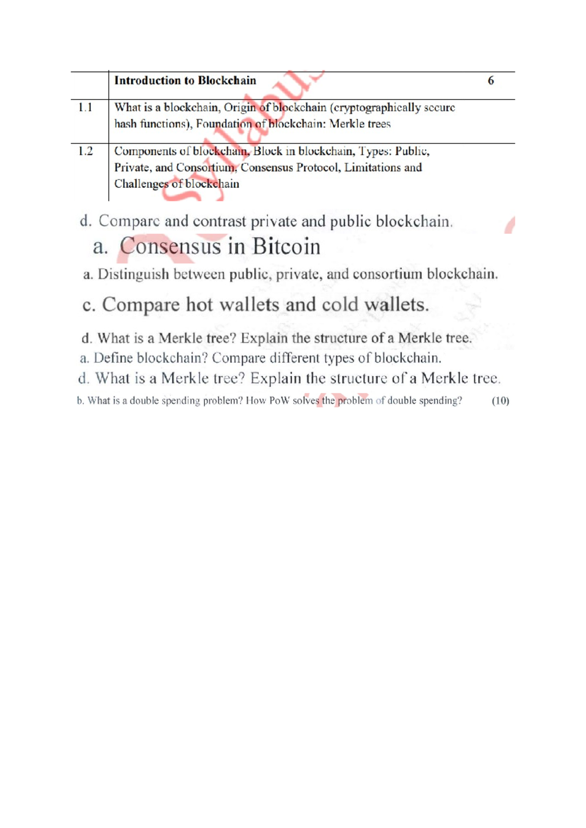Blockchain chap1 - notes - Introduction to Blockchain 6 1 What is a ...