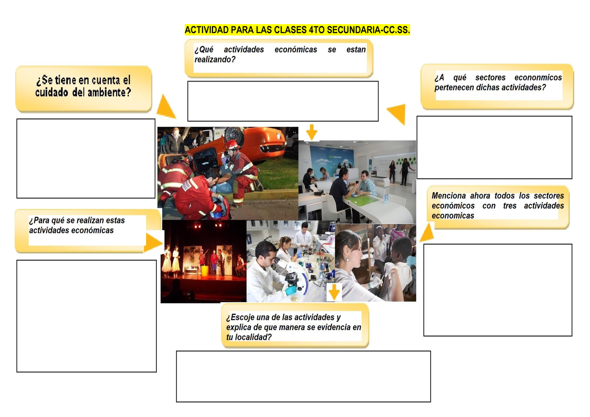 Actividad PARA LAS Clases 4TO. SEC. - ACTIVIDAD PARA LAS CLASES 4TO ...