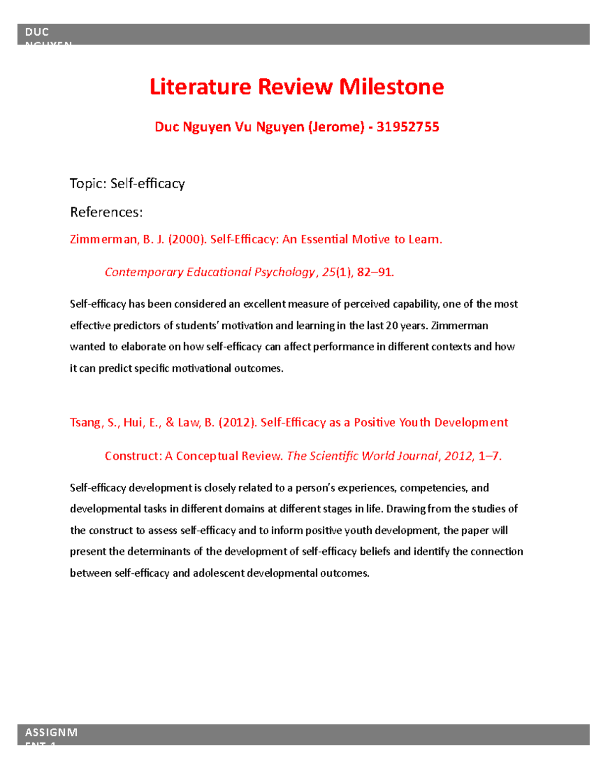 doing your literature review jesson pdf