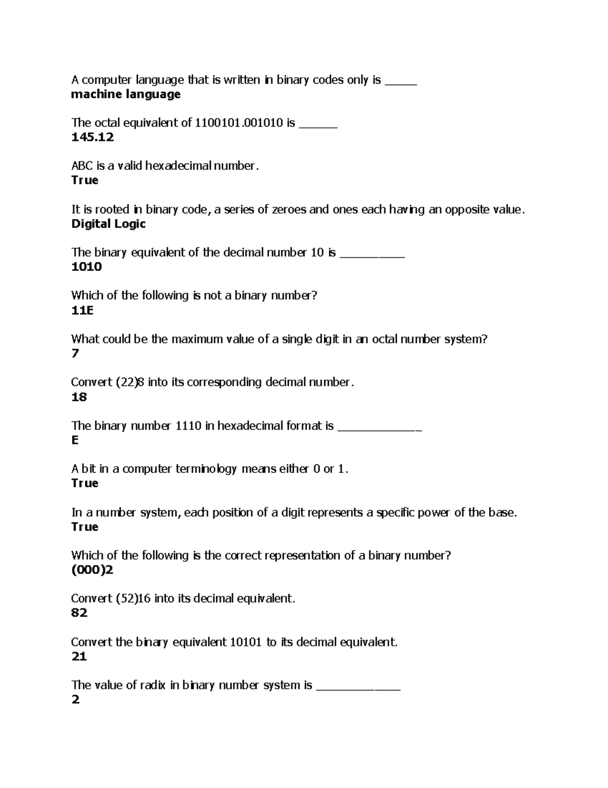 UGRD-CS6301 Logic Design & Digital Computer Circuits Prelim To Finals ...