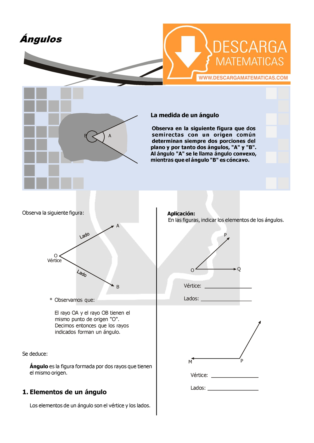 02 Ángulos – Geometría Segundo De Secundaria - 2 AÑO ¡ngulos La Medida ...