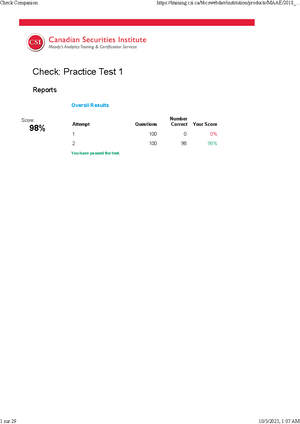 Final Practice Test 1 - Score: 65% Attempt Questions Number Correct ...