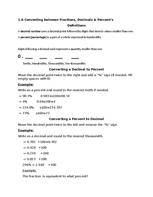 1 - Notes from class work - 1 Operations with integers Integers= The ...