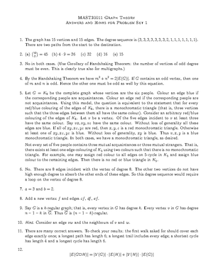 Graph Theory Notes - Graph Theory 1 Introduction 1 Basic definitions ...