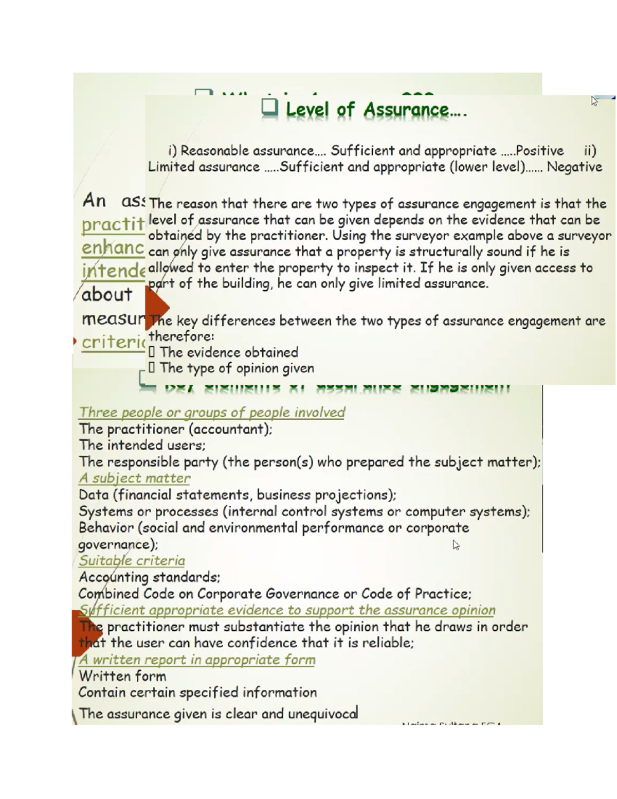 Assurence - it is a lecture notes - Law of evidence and limitation ...