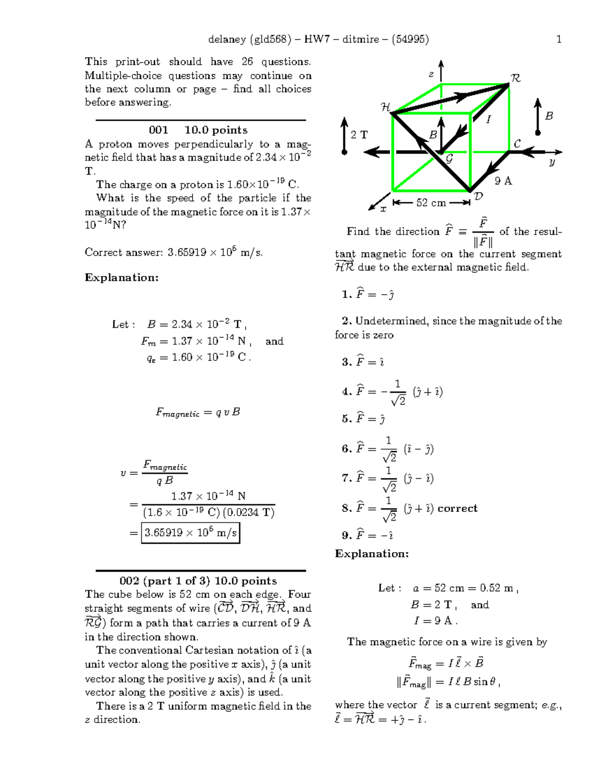 Hw7 Solutions Studocu