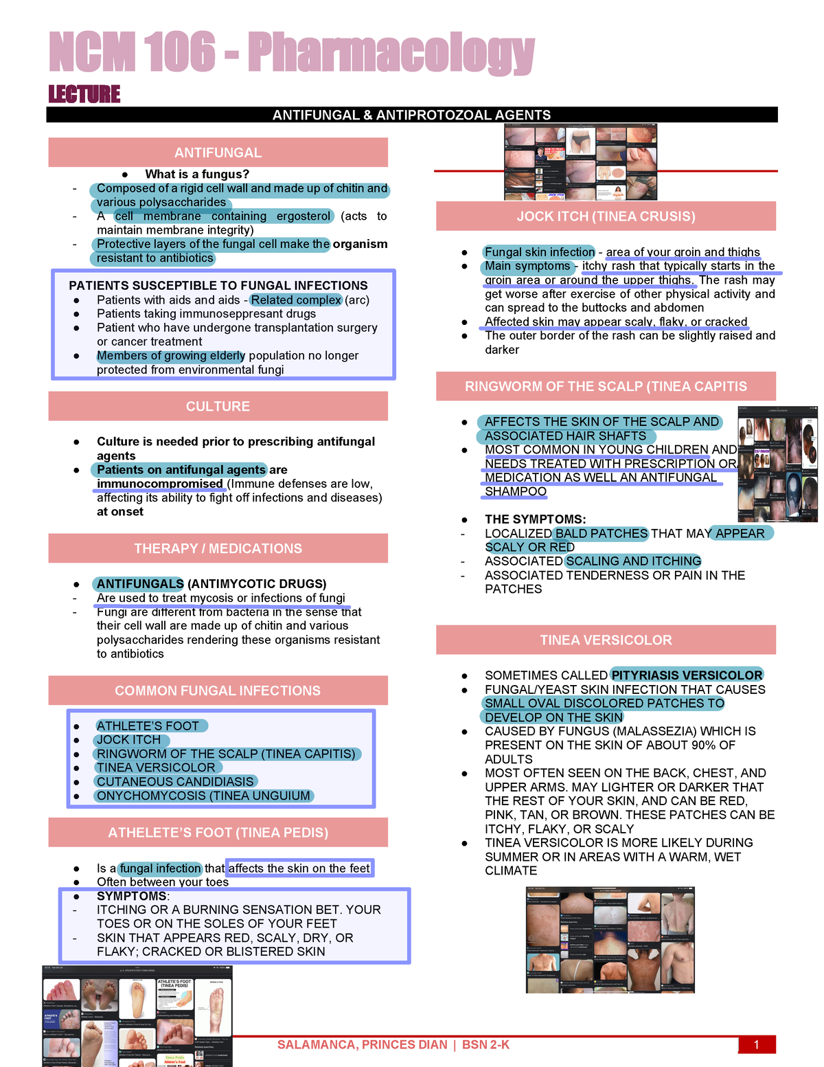 Antifungal-copy - You’re Welcome - NCM 106 - Pharmacology LECTURE ...