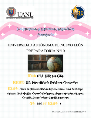 Evidencia 4 Comprension - UNIVERSIDAD AUTONOMA DE NUEVO LEON ...