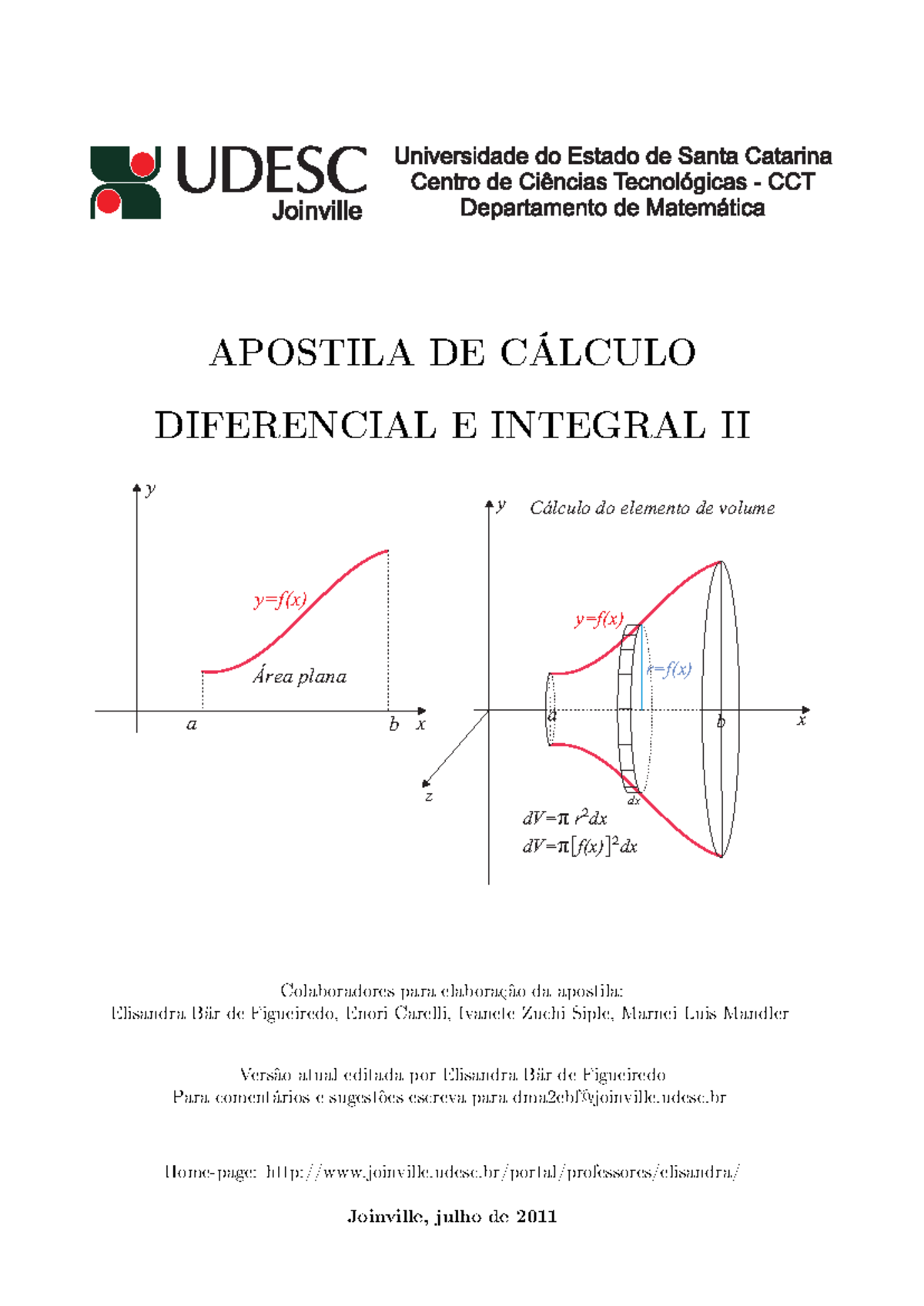 Calculo Diferencial e Integral II - APOSTILA DE CÁLCULO DIFERENCIAL E ...