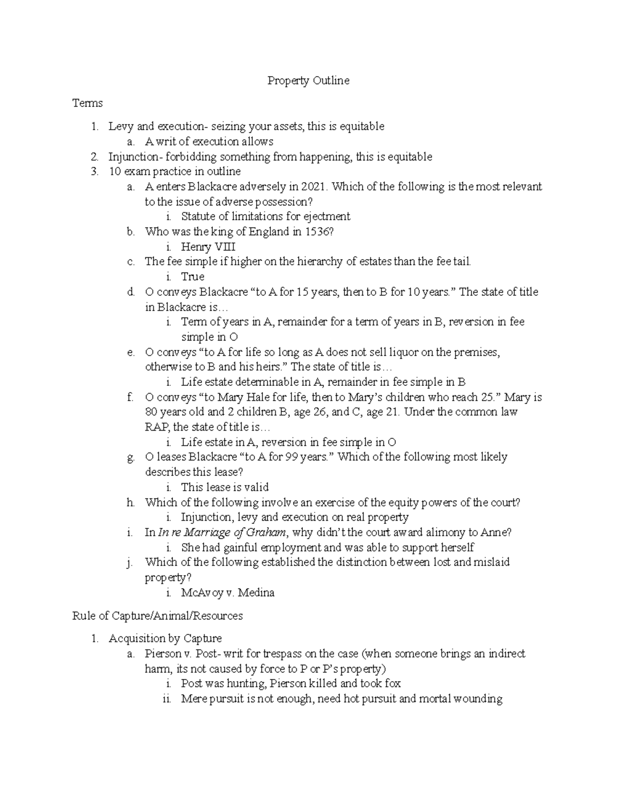 EA PROP Property Attack Outline of big picture concepts Property