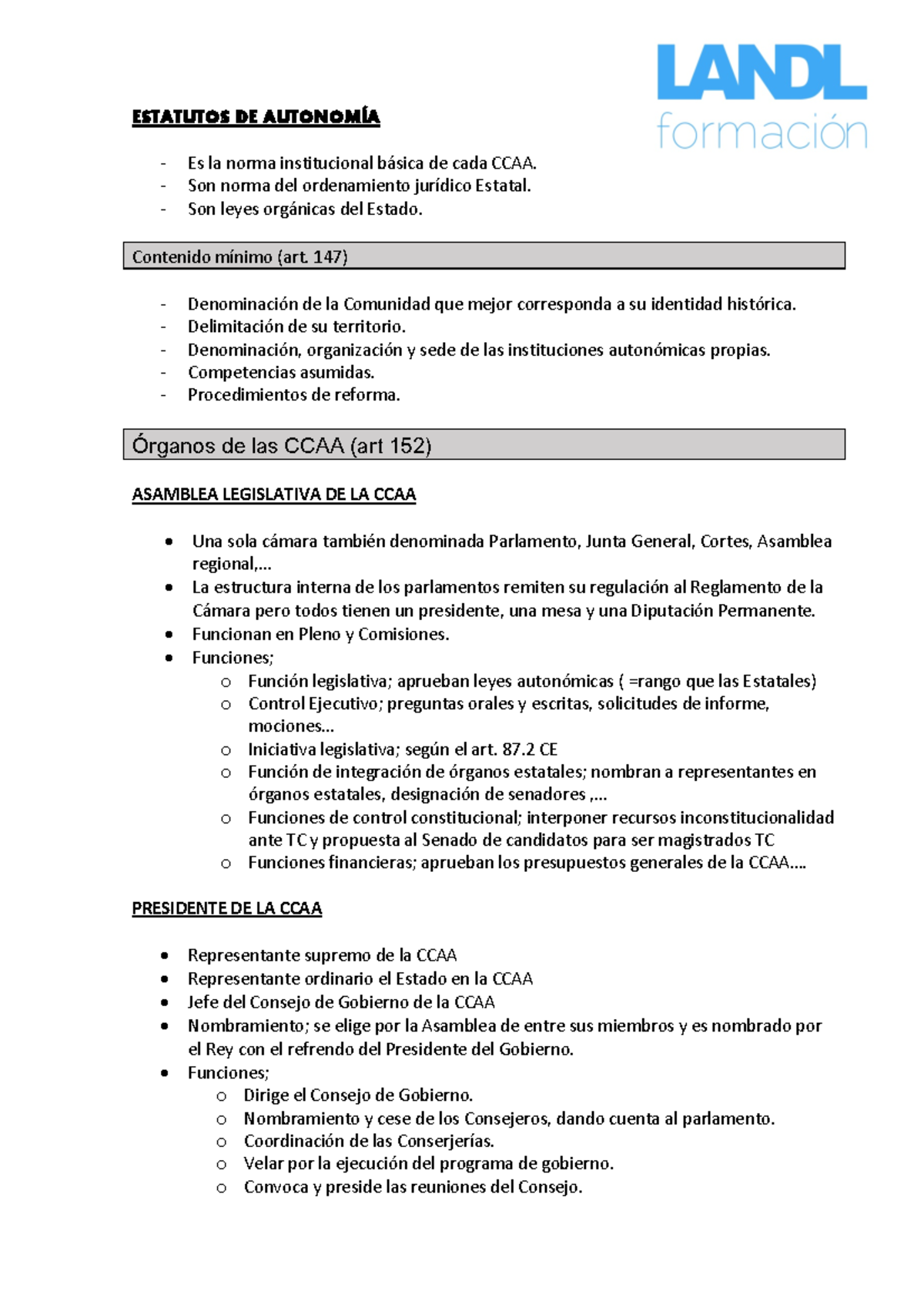 Esquema Estatuto Autonomia Estatutos De Autonom A Es La Norma