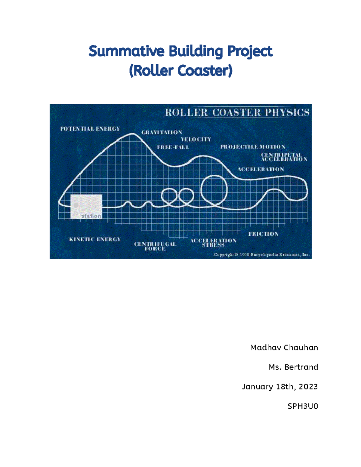 roller coaster summative assignment (5 )