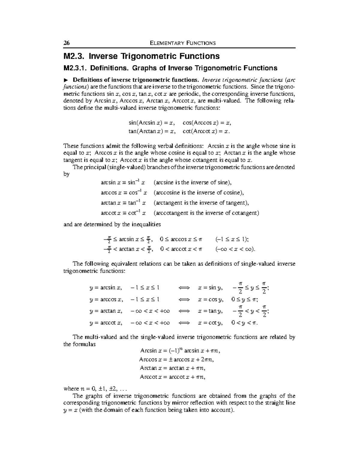 A Concise Handbook of Mathematics, Physics, and Engineering Sciences ...