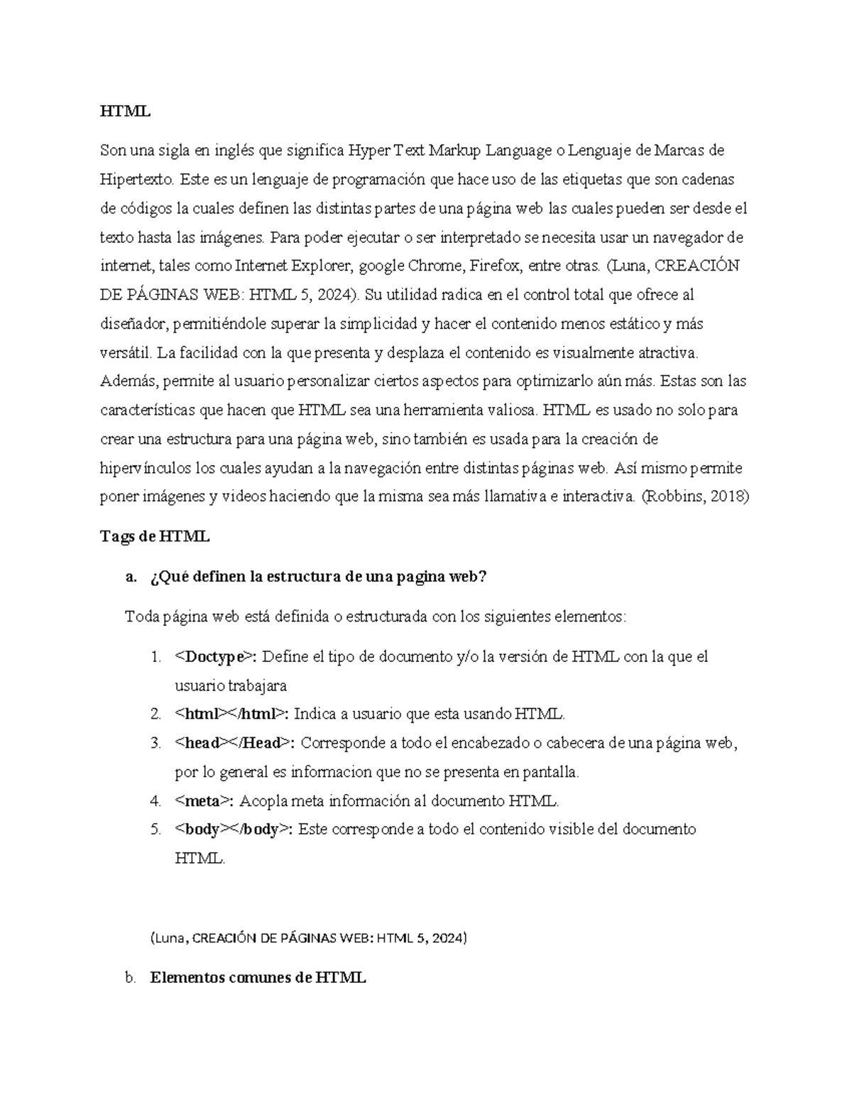 Qué es HTML - software - HTML Son una sigla en inglés que significa ...