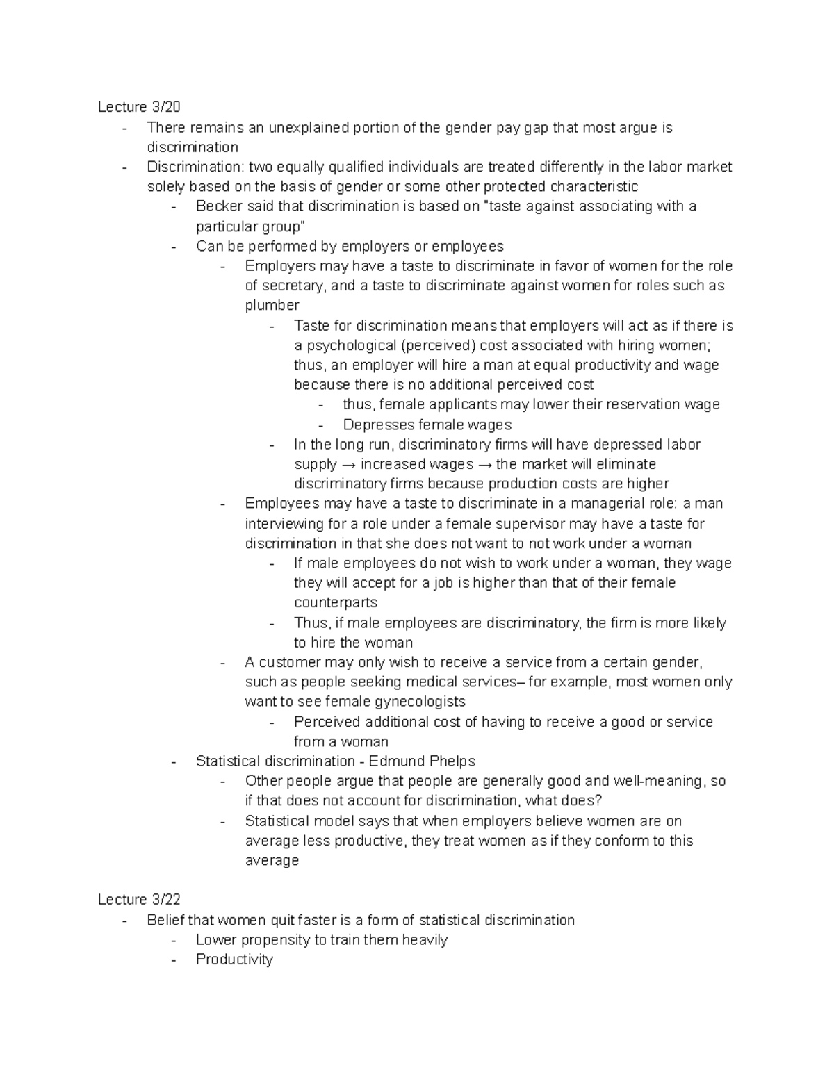 Witwf test 3 notes - Lecture 3/ - There remains an unexplained portion ...