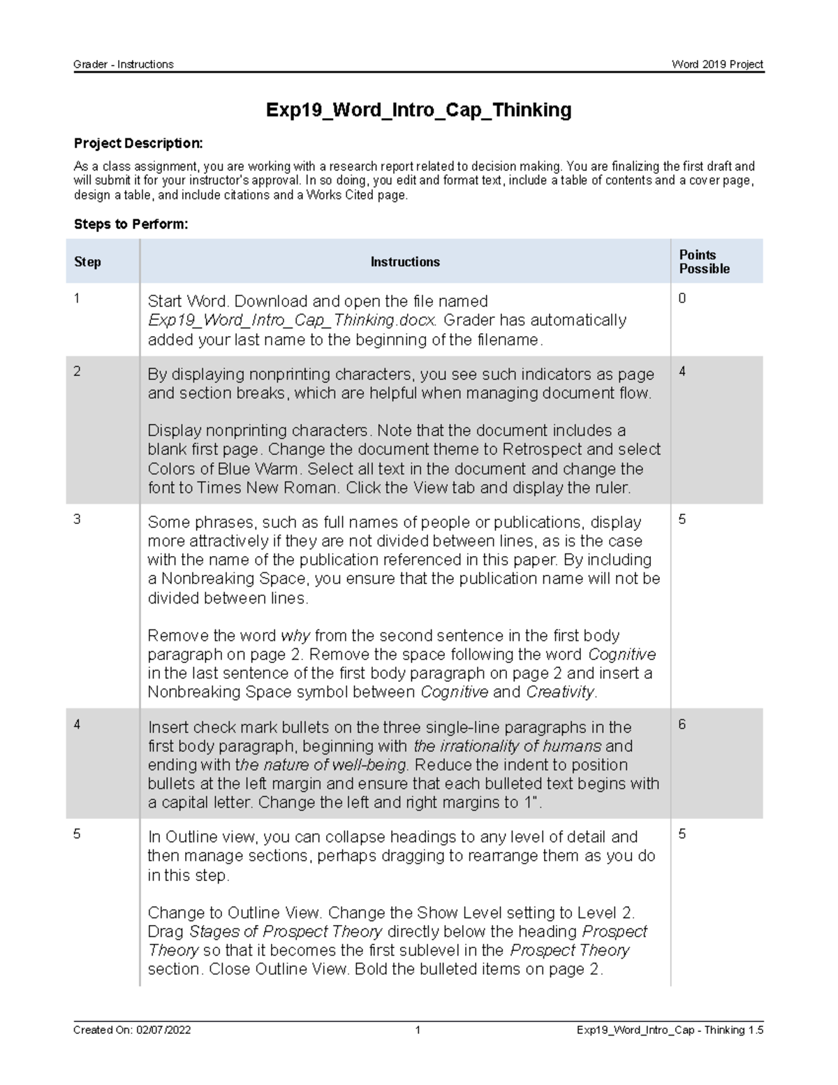 Exp19 Word Intro Cap Thinking Instructions Exp19_Word_Intro_Cap