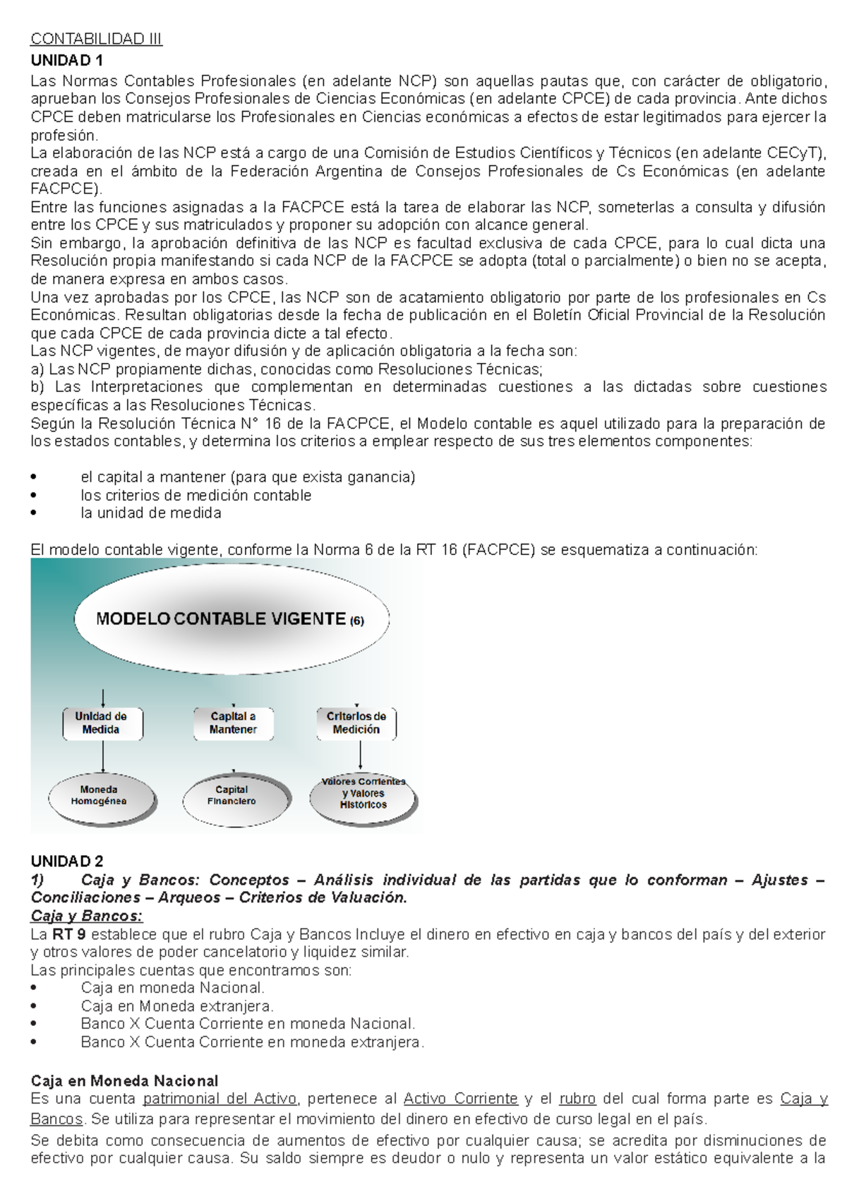 Contabilidad III Resumen Para El Final - CONTABILIDAD III UNIDAD 1 Las ...