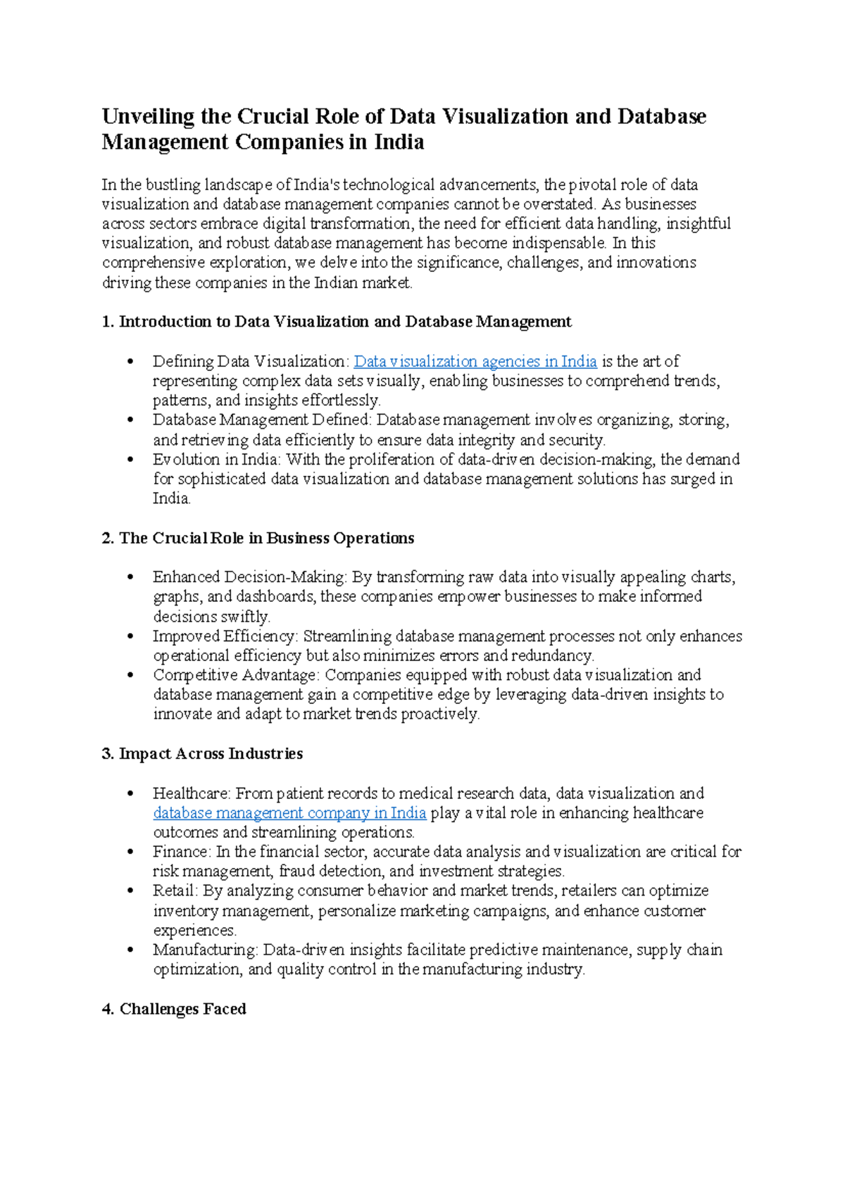 A Deep Dive into the World of Database Management Consulting Services