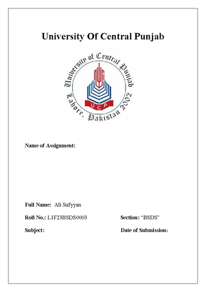 Assignment 2 - Course: Introduction to Computing CLO 2 , PLO Instructor ...
