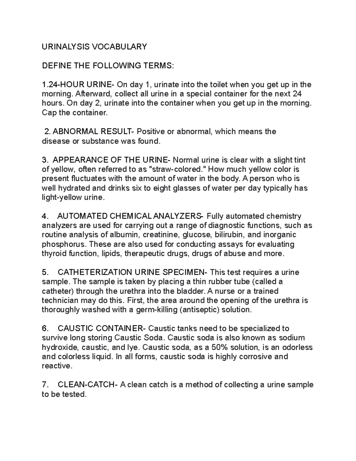 urinalysis-vocabulary-mod-2-week-2-urinalysis-vocabulary-define-the