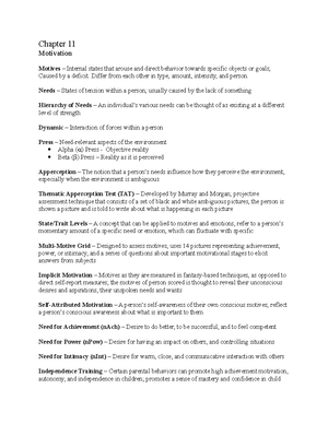 Personality week 6 - notes - Classic indicators of stability Rank Order ...