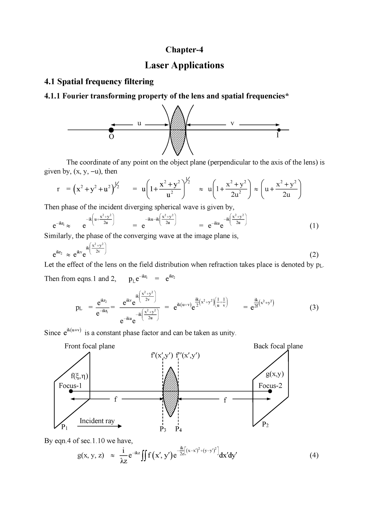 Application Of Lasers: B.Sc And M.Sc Physics - Chapter- Laser ...