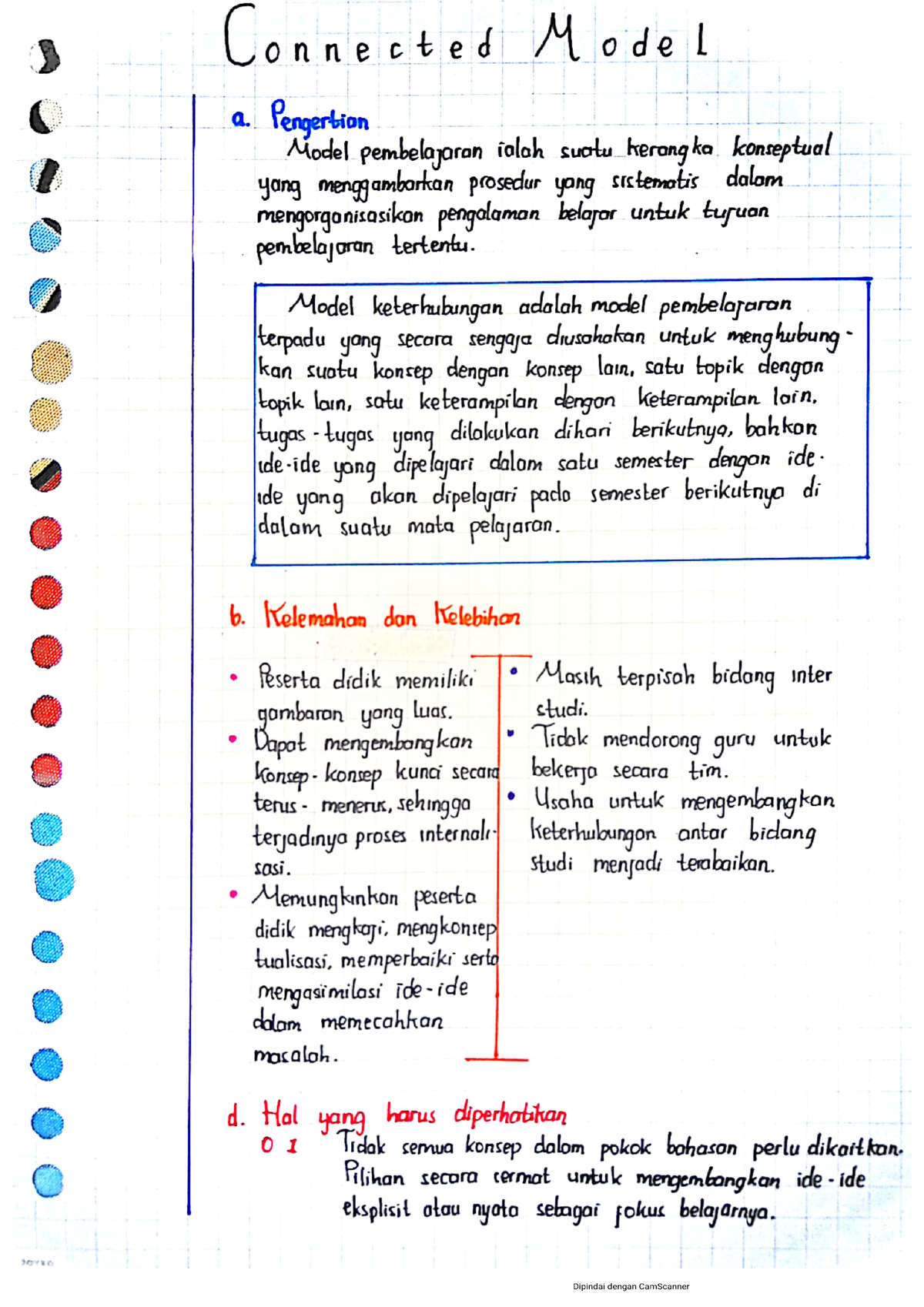 Model Connected - Pembelajaran Terpadu - Studocu