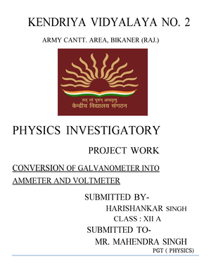 Physics project 1 - To estimate the charge induced on each one of the ...