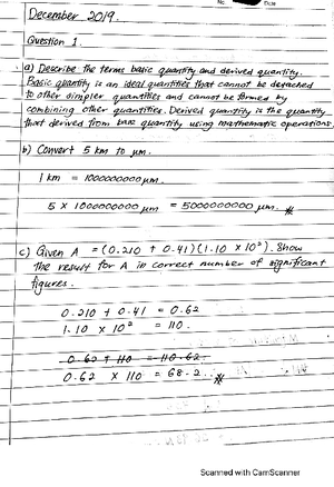 LAB Report Physics - Experiment 2 - Mechanics 1 - UiTM - Studocu