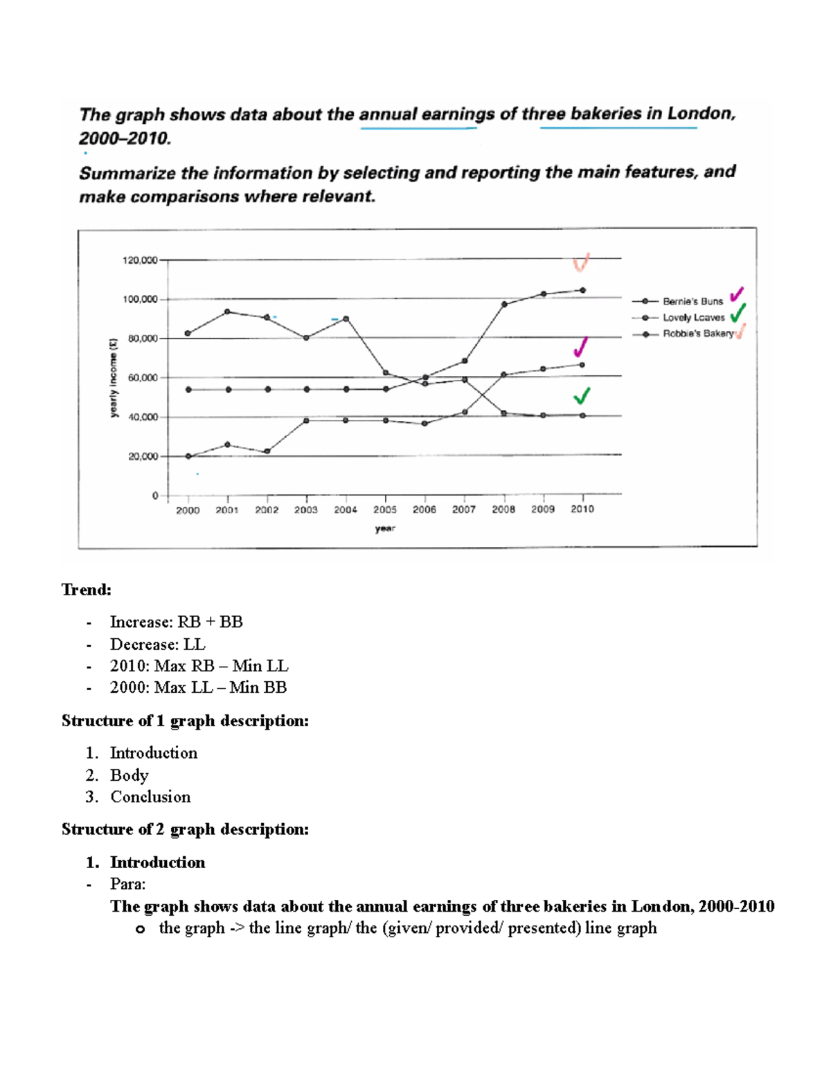Buổi 4 (18 - IELTS Writing - Trend: - Increase: RB + BB - Decrease: LL ...