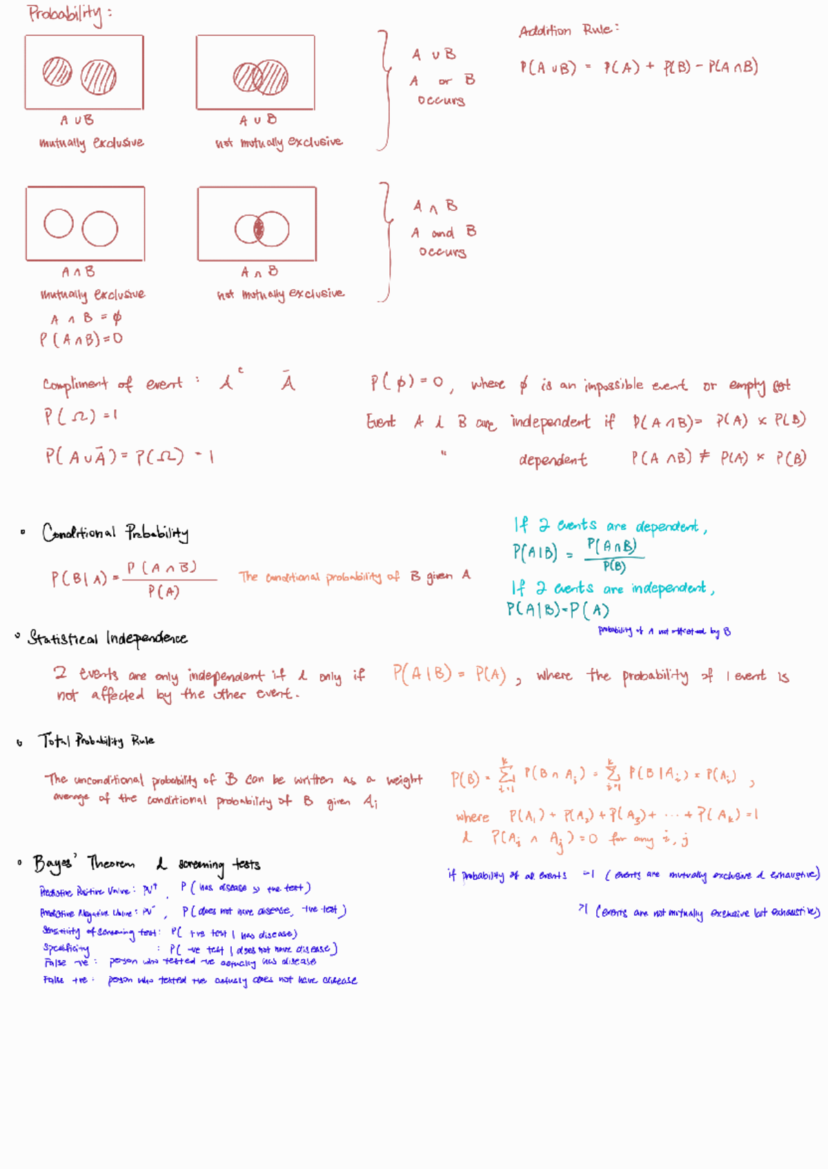 Omy Stats Notes 221106 152913 - STATS 101 - Studocu