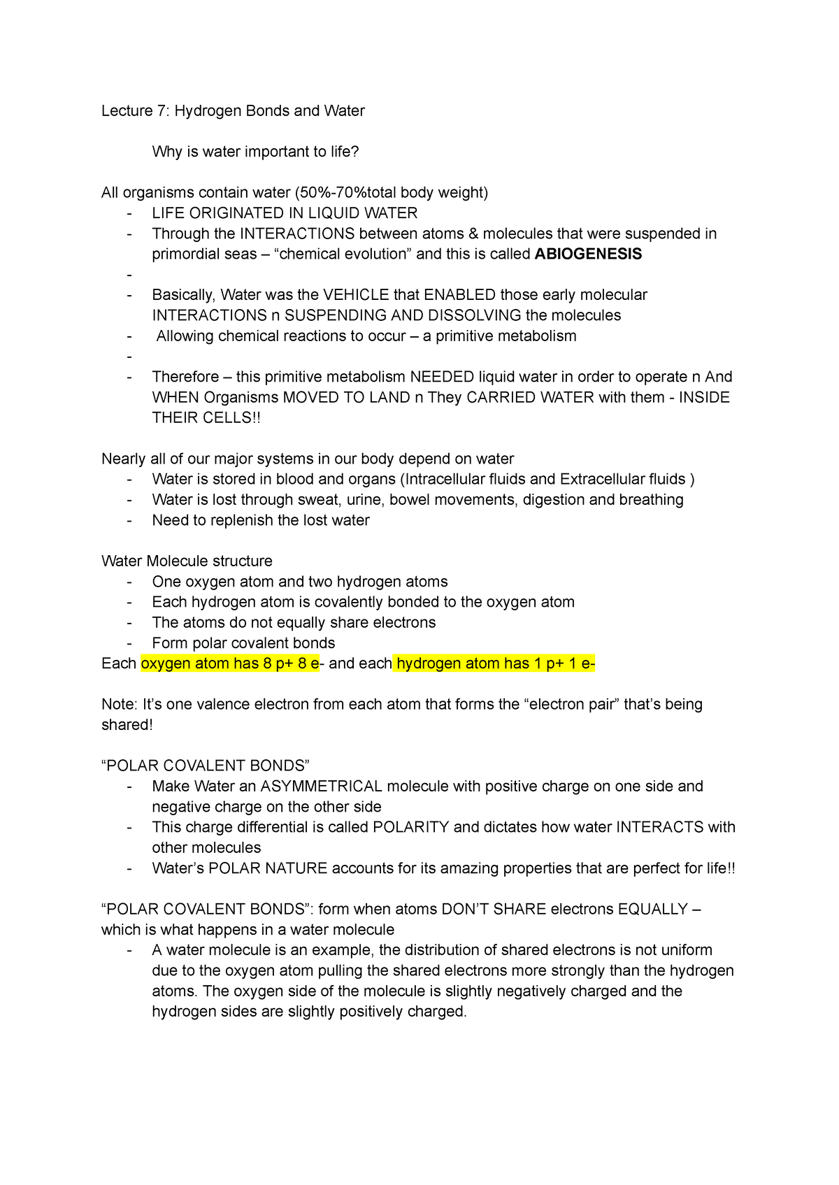 test-2-lectures-7-11-human-development-lecture-7-hydrogen-bonds