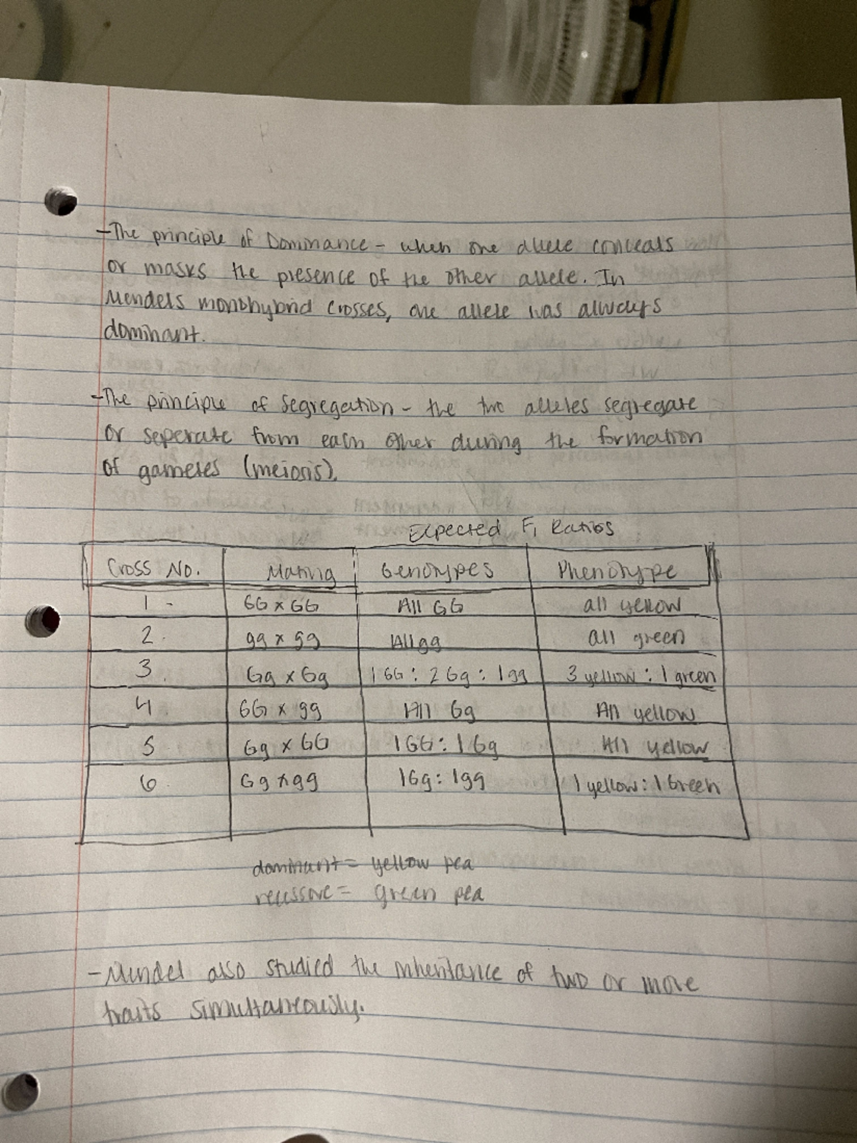 Genetics Part 7 - BIOL 350 - Studocu