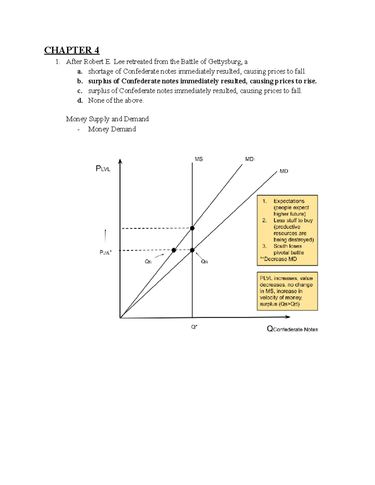 ECON 2200 HW Exam 2 - Econ Exam 2 Review - CHAPTER 4 After Robert E ...