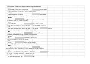 Classics Admissions Test - OXFORD UNIVERSITY CLASSICS ADMISSIONS TEST ...