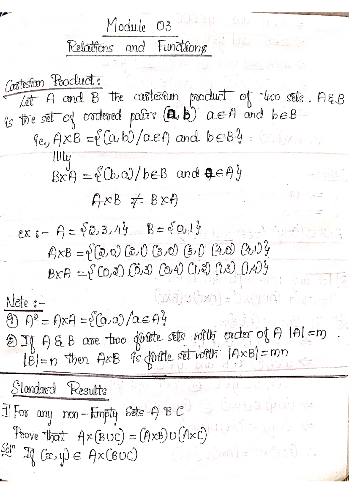 DMS Module 3 - Nothing - Module 03 Relations and Functions Cartesian ...