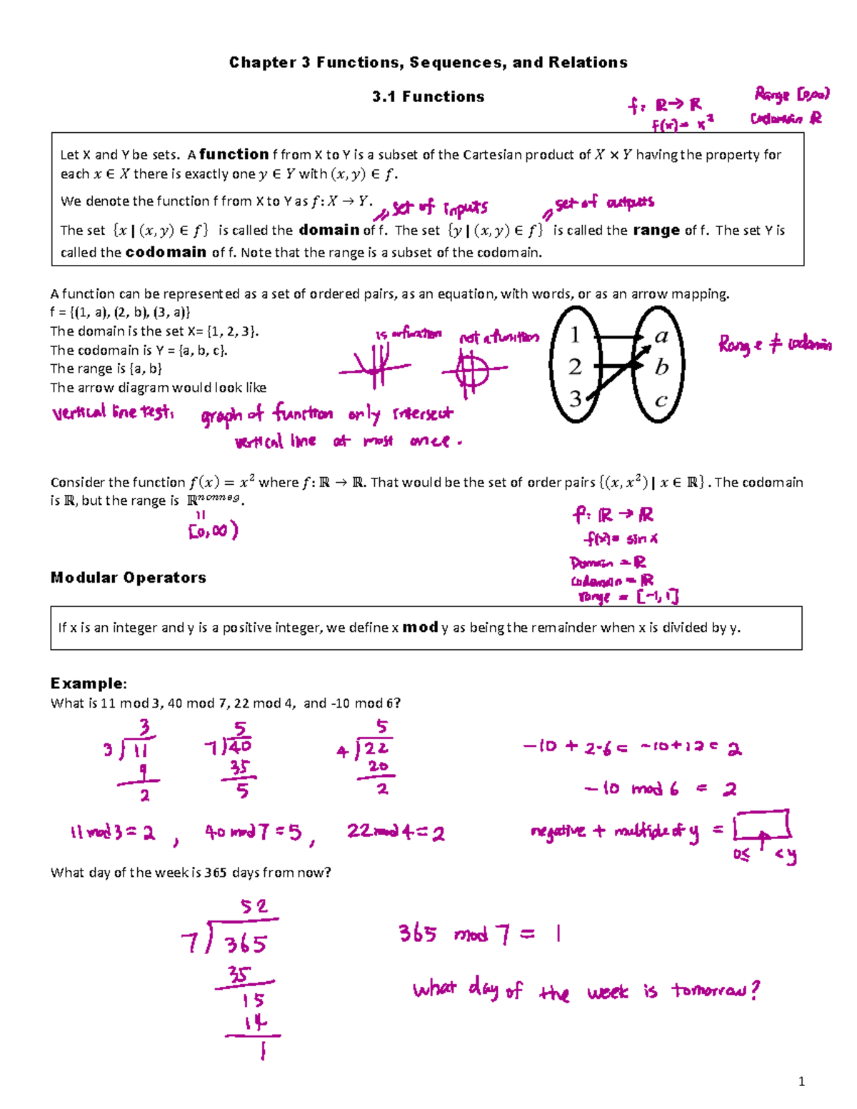 unit 3 relations and functions answer key homework 4