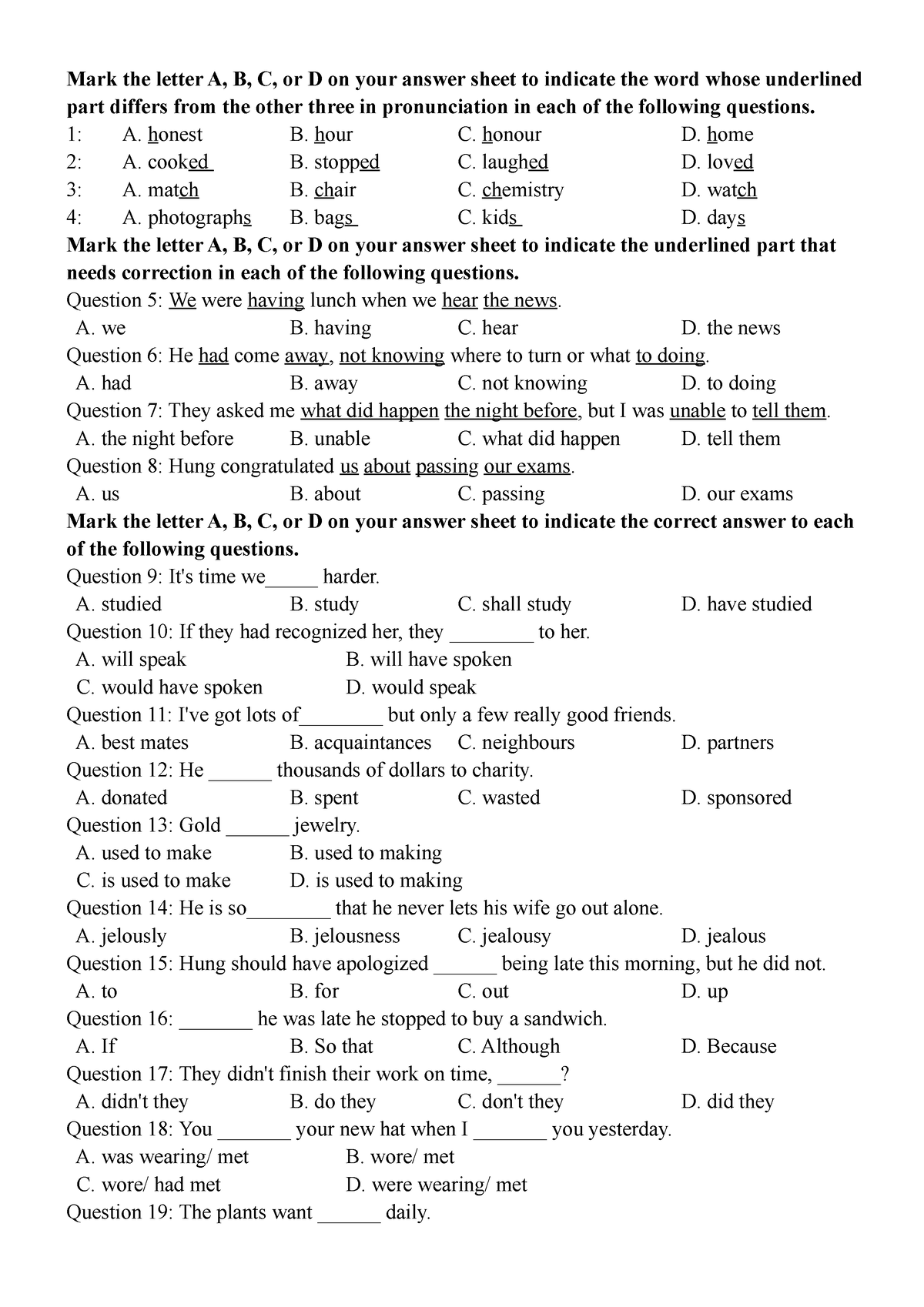 test-2-gk-11-ti-ng-anh-c-b-n-2-mark-the-letter-a-b-c-or-d-on