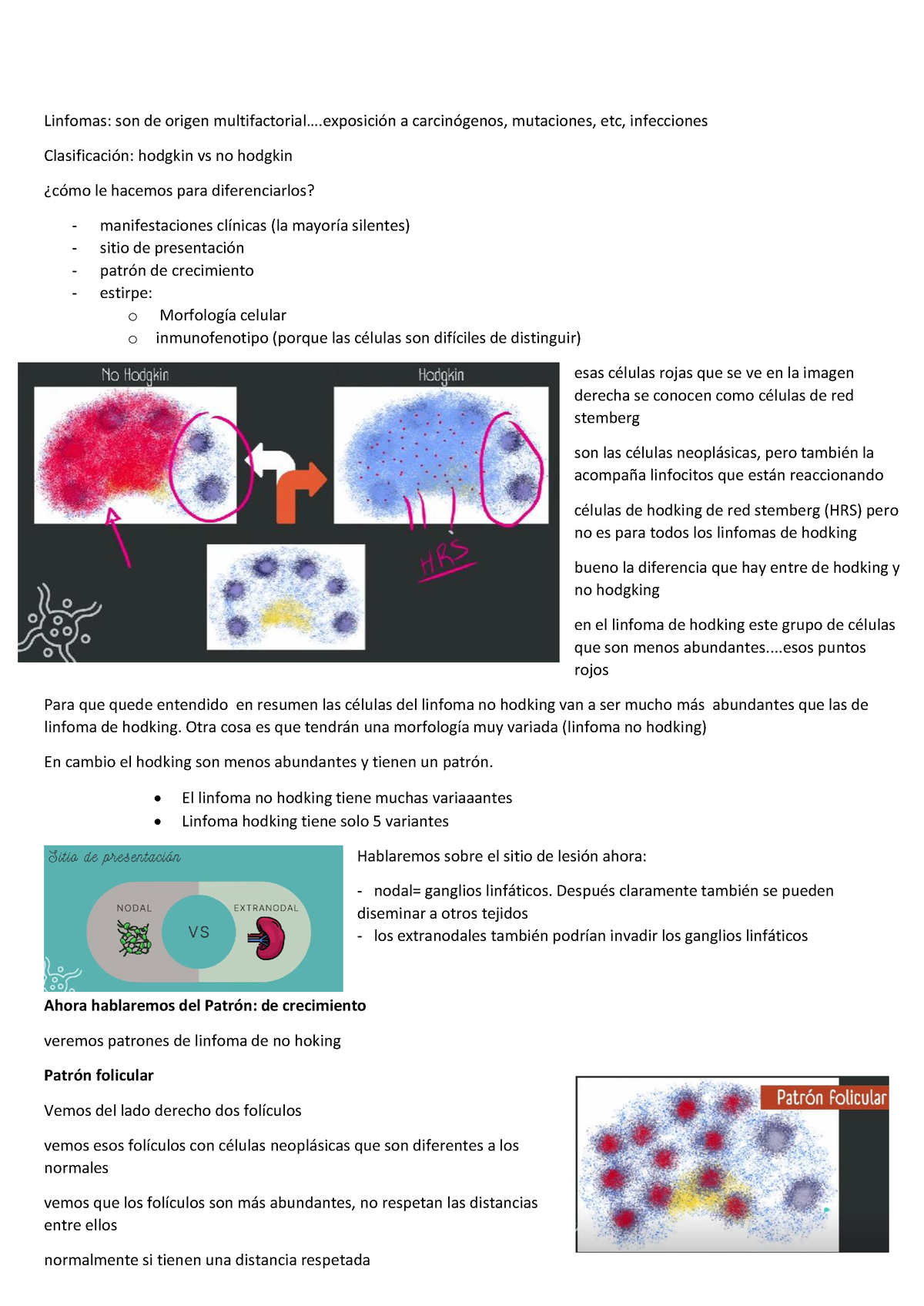 Linfomas patologia - Linfomas: son de origen multifactorial...ón a  carcinógenos, mutaciones, etc, - Studocu
