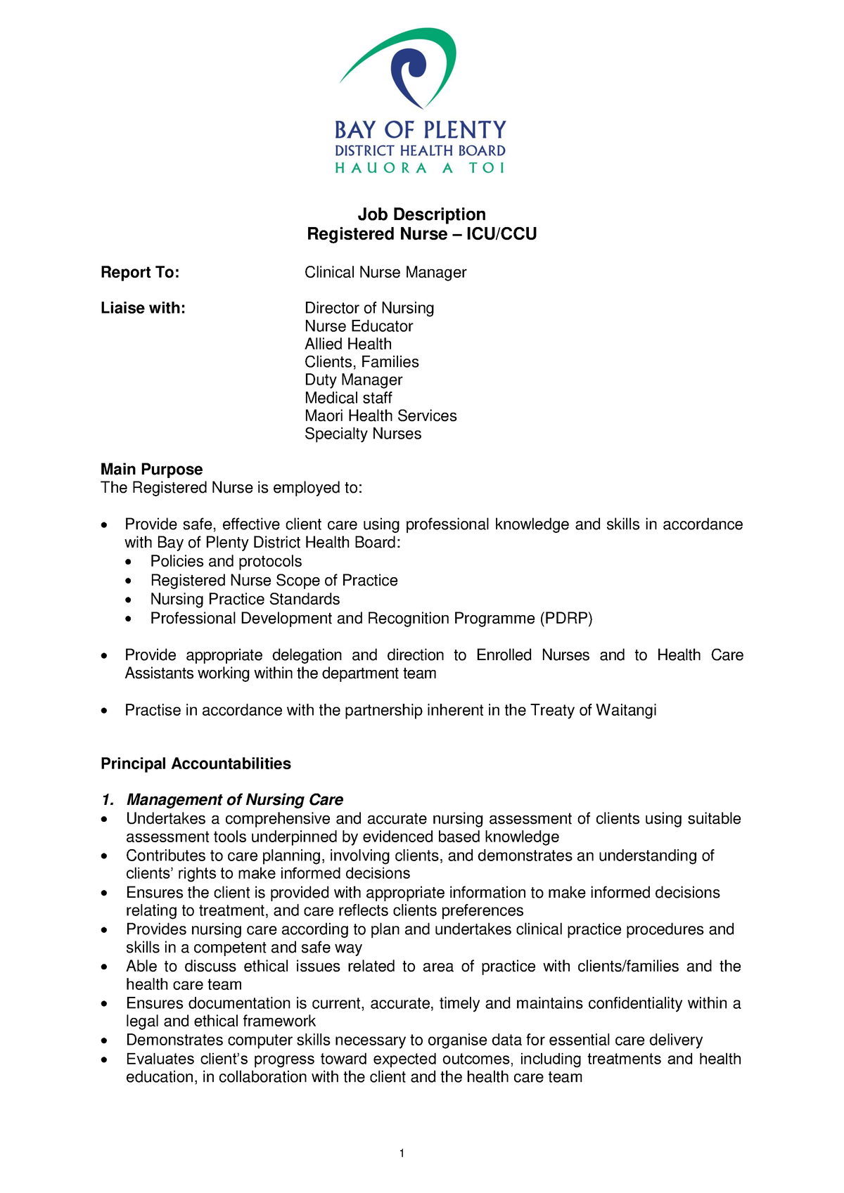 ICU Registered Nurse 1 Job Description Registered Nurse ICU CCU   Thumb 1200 1697 