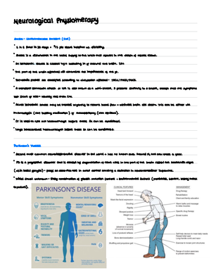 Neurological physiotherapy neuro-anatomy and pathophysiology of common ...