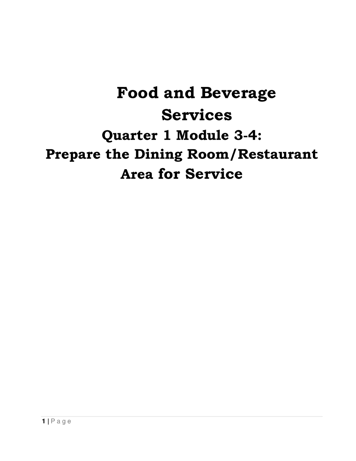 614262547 FBS Week 3 6 - FBS Module - Food And Beverage Services ...