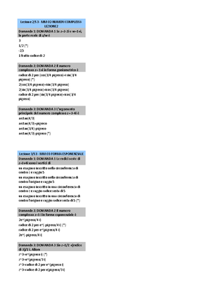 Metodi Matematici - Prof. Catania Davide - Master A20-A26 - Metodi ...