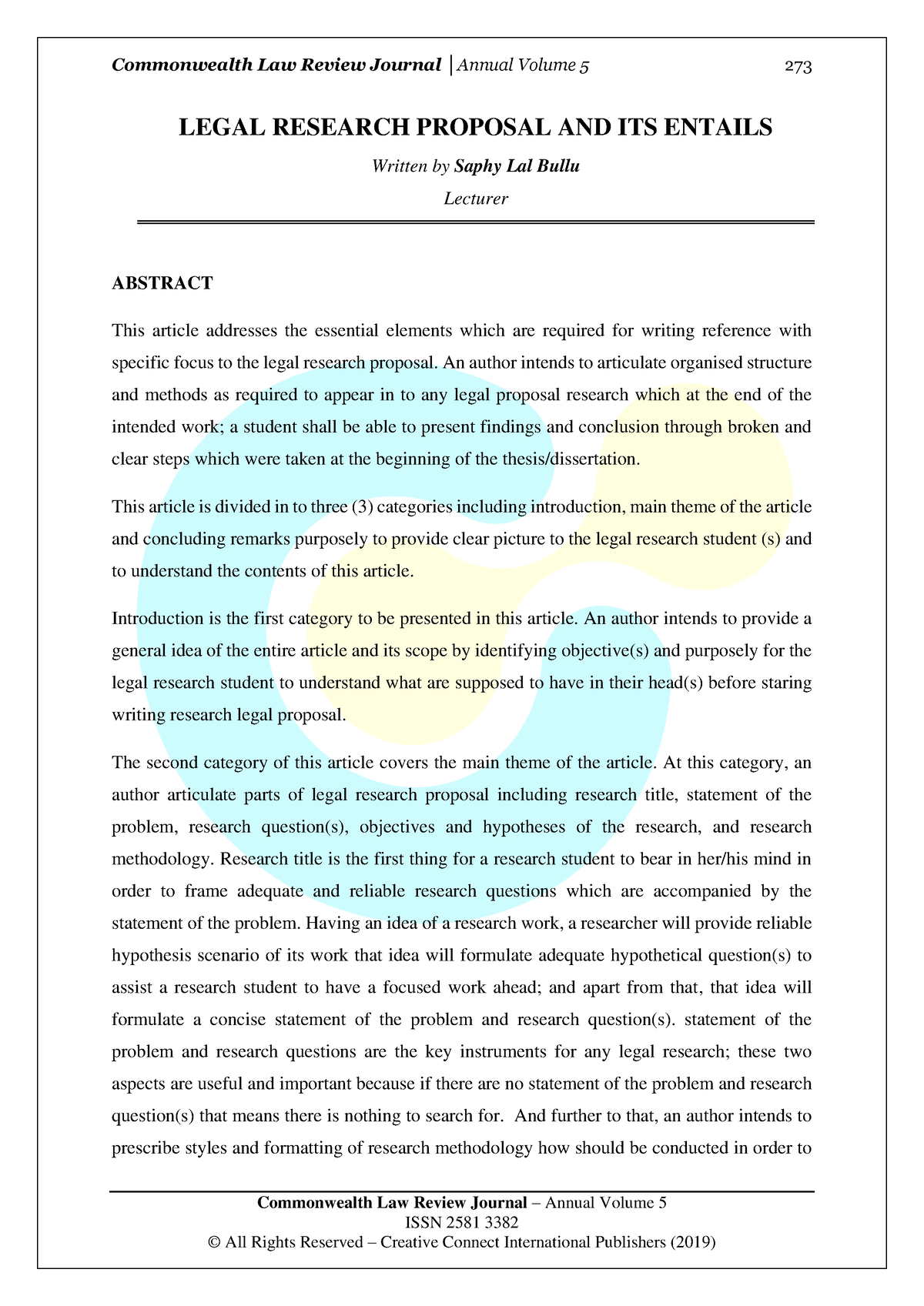 legal research and methodology notes